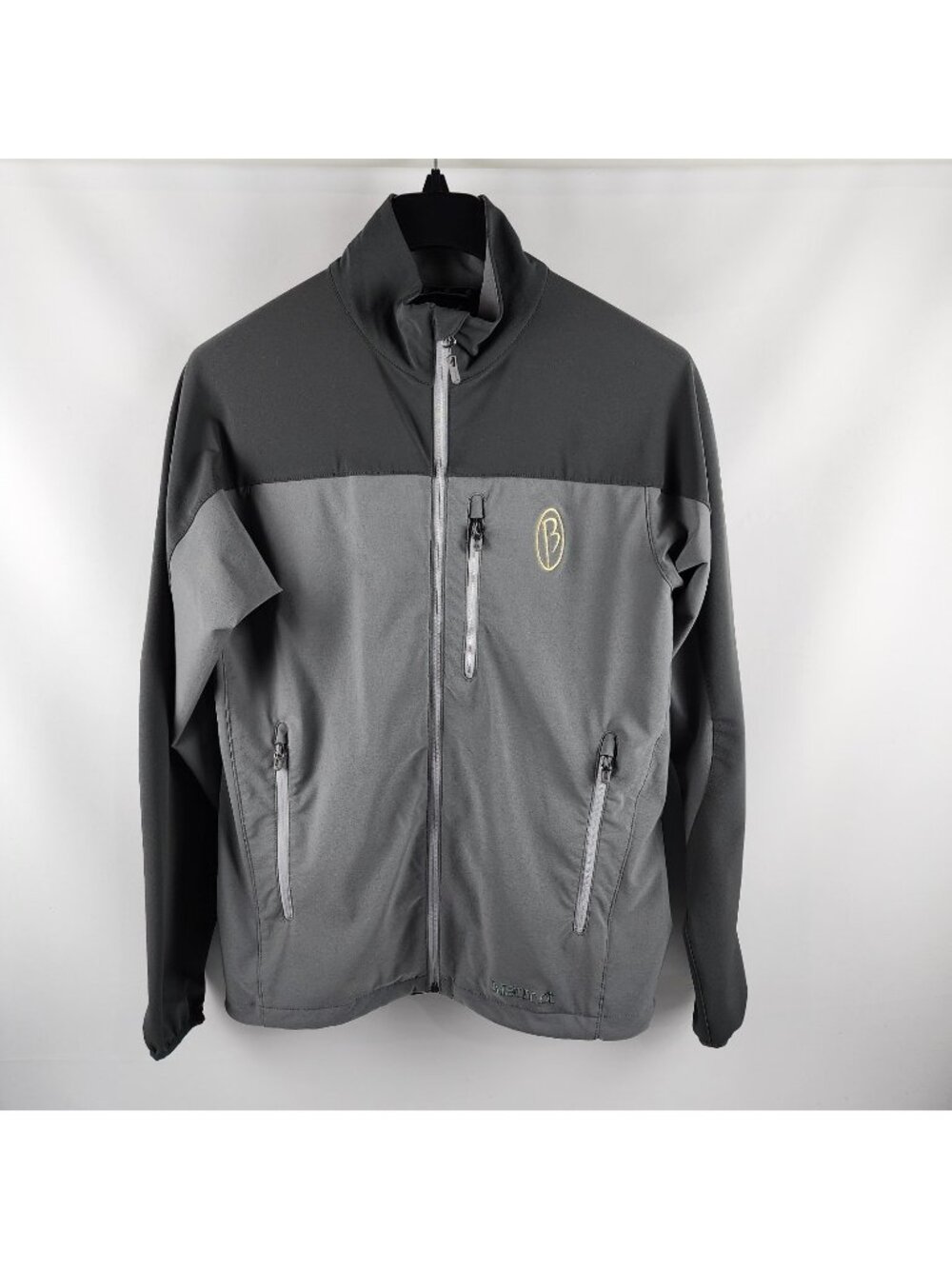 Marmot Full Zip Mens Medium Gray Softshell Tempo Jacket J98260